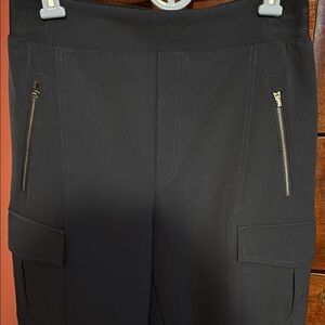 Athleta Black Track Pants with Zipper Pockets